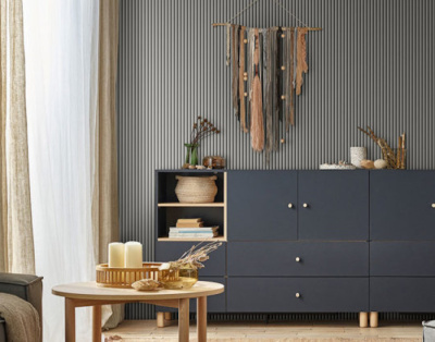 Рейка правая для стеновой панели Linerio M-LINE Grey (серый)